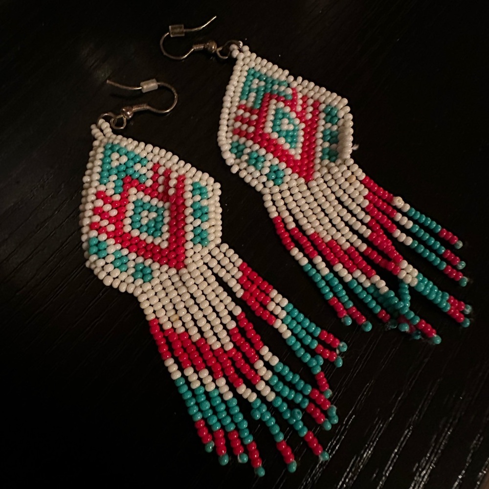 Western Beaded Earrings